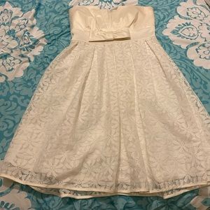 Ivory cocktail dress